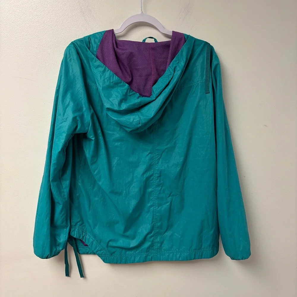 Prana‎ EUC Fiona Anorak Jacket Teal Dragonfly Size Medium
